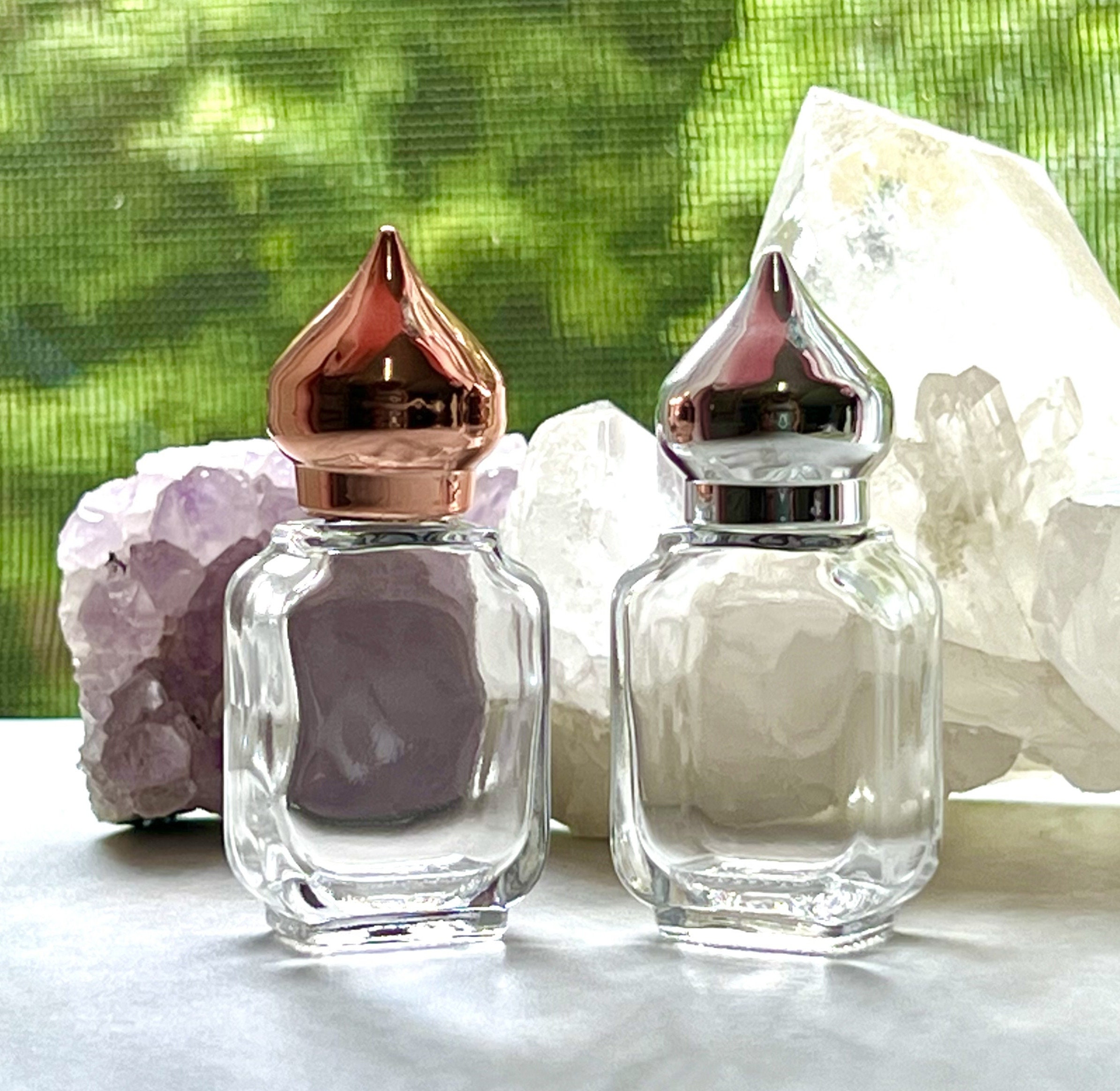 Homoyoyo Perfume Bottles Empty Vintage Perfume Bottles essential oil container perfume storage bottle empty frosted glass holder Butterfly Embellished huanledash Vintage Perfume Bottle, Refillable Glass Atomizer, 3.4