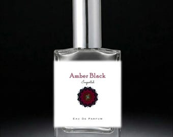 AMBER BLACK IMPORTED Alcohol-Free Perfume Oil / Cruelty-Free Fragrance / Velvety Amber, sweet, slight floral nuances