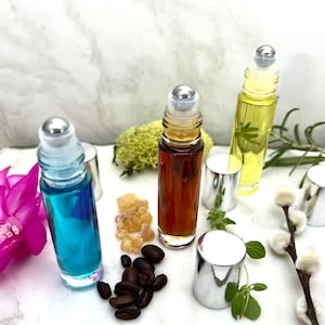 LABDANUM Perfume Oil Bottle / Alcohol-Free / Vegan / Cruelty-Free / Roll On Fragrance Bottles / Unisex Gifts / Travel Perfume Bottle