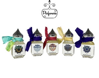 SANDALWOOD PERFUME - Many Options! Vegan, Alcohol-Free, Exotic, Authentic body oil, Sampler Gift Bottles, Long Lasting, Cruelty-Free