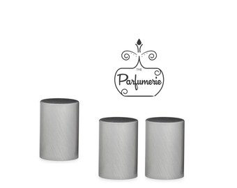 72 Brushed SILVER CAPS for 5ml & 10ml Glass Roll On Roller Bottles, Scratch Resistant, Made in the USA