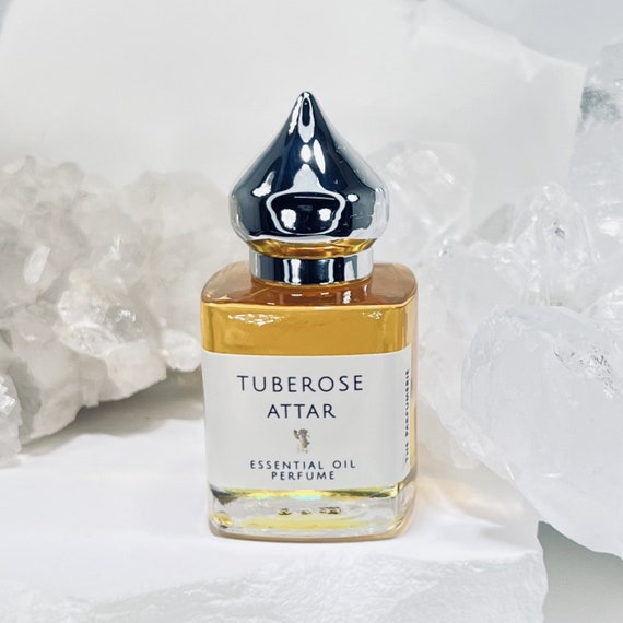 TUBEROSE ATTAR All-natural, Botanical ESSENTIAL Oil Perfume