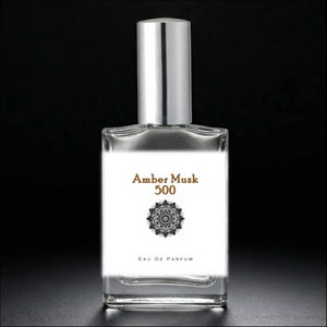 AMBER MUSK 500 - IMPORTED Alcohol-Free Perfume / Warm spices, florals, woods, resins / Caramel, earthy Oil