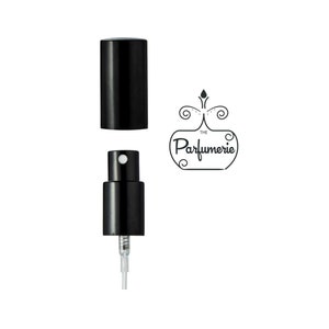 The Parfumerie offers black spray pumps for perfume bottles.