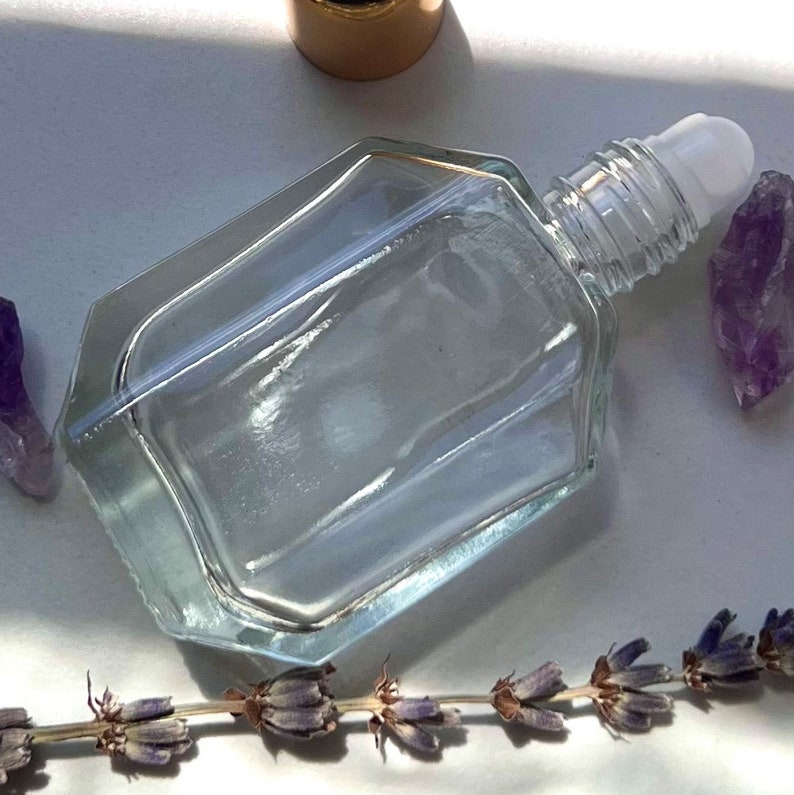 Glass PERFUME ROLL ON Bottle Plastic Rollerball Insert With Etsy