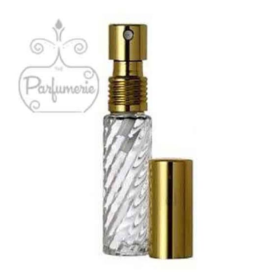 Glass Atomizer Refillable Purse Travel Size Gold Metallic Etsy