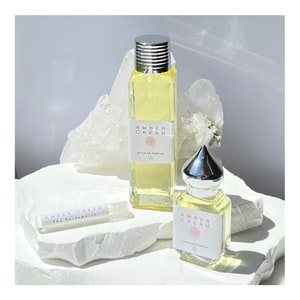 AMBER CREAM Premium Perfume Oil / Alcohol-Free / Cruelty-Free / Golden Amber, White  Musk, Sweet Vanilla Cream, Cardamom, Musk, Sandalwood