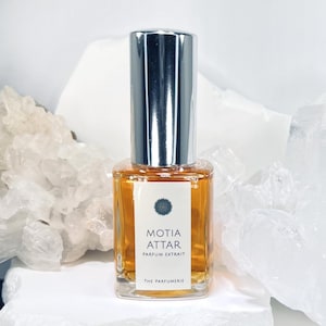 MOTIA Attar All-Natural, Botanical Essential Oil Perfume, Vegan, No Synthetics, ATTRACT LOVE with this Fruity, Powdery and Creamy Sandalwood