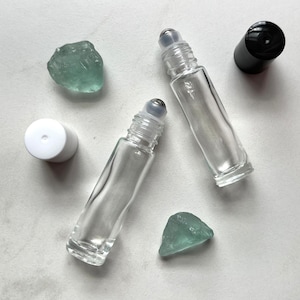 10 ml Roll On, 48 Perfume Bottles, Lip Gloss, Essential Oil Roller ROLLER Ball/Cap options 1/3 oz. Refillable, Wholesale, Travel Bottle