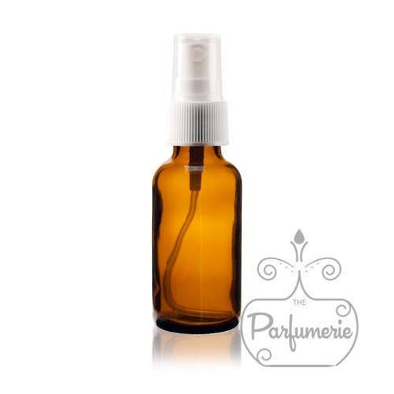 Set of 50: Amber Glass 1 oz./30 ml Fine Mist Atomizer Essential Oil Perfume Cologne Refillable AROMATHERAPY SPRAY