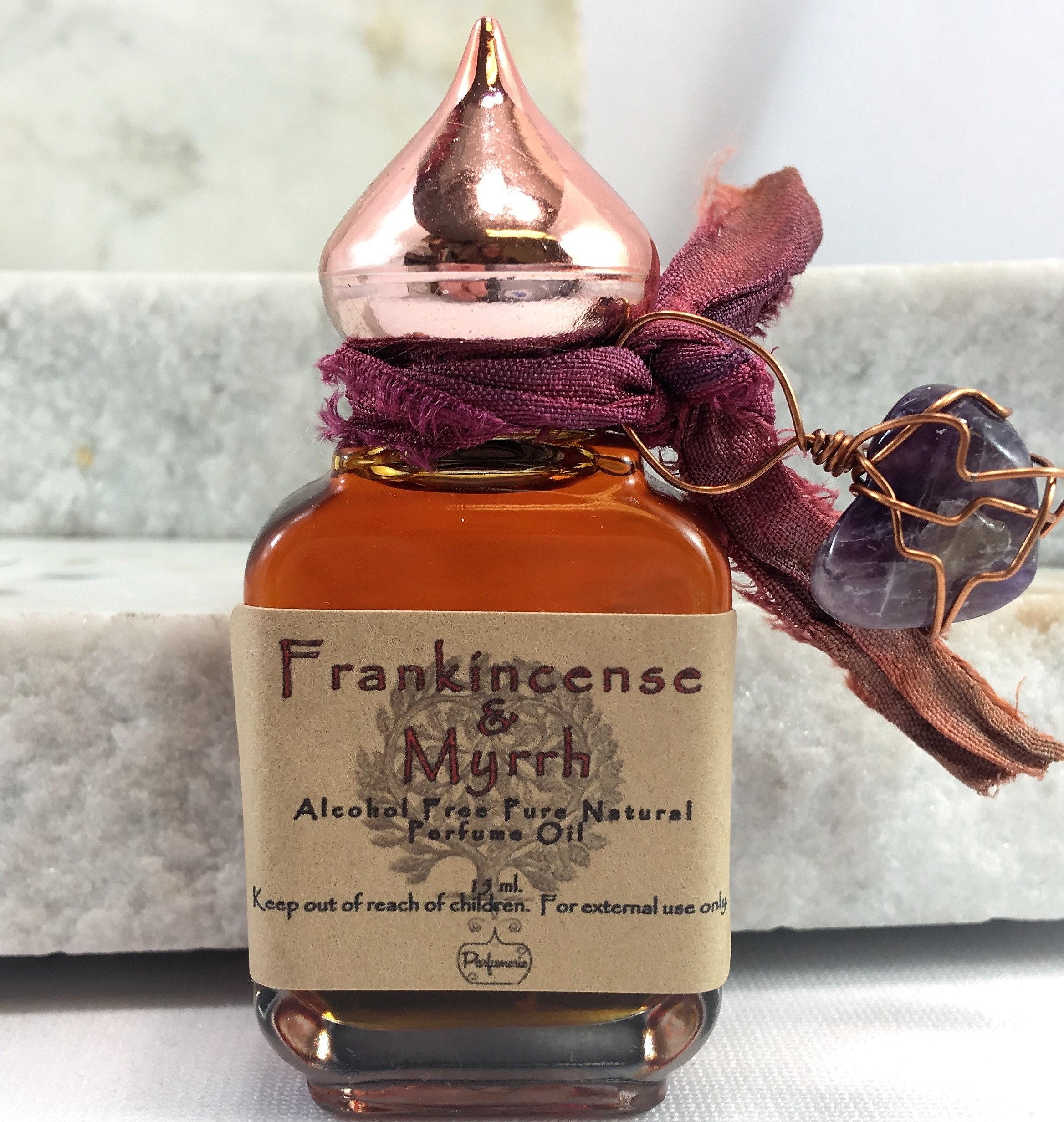 Frankincense & Myrrh PERFUME OIL Vegan pure perfume body oil Etsy