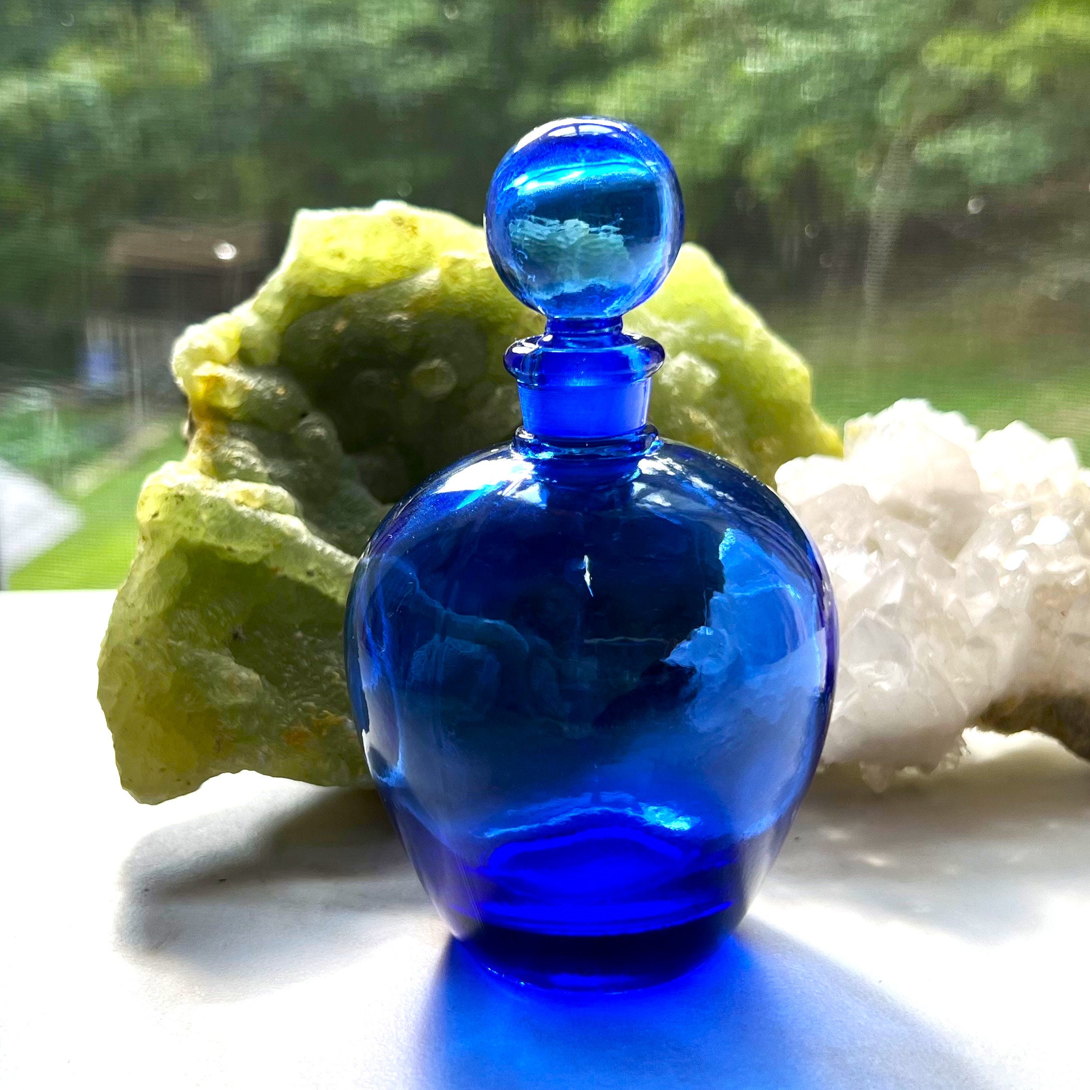 Candlecopia Egyptian Amber Concentrated Premium Fragrance Oil, Cobalt Blue Glass Bottle, Euro Style Dropper Cap