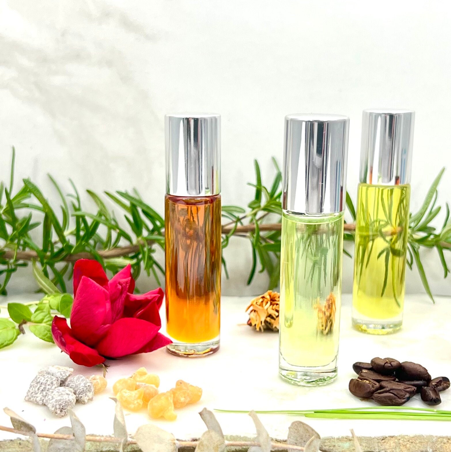 Wholesale (1/3 oz) Body Oils | 40 Roll-On Bottles | Pick 4 Unique Fragrances