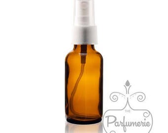 Set med 12: Amber Glass 30 ml Fine Mist Atomizer Eterisk Olja Parfym Cologne Påfyllningsbar AROMATERAPI SPRAY
