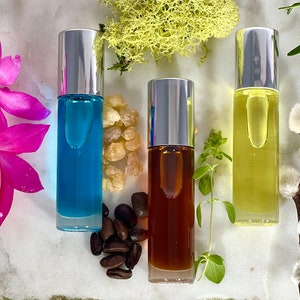 POWDER Premium Perfume Oil / Alcohol-Free / Unisex / Vegan / Cruelty-Free / Body Oil / Roll On Perfume Bottle / Travel Perfume Bottle Gifts
