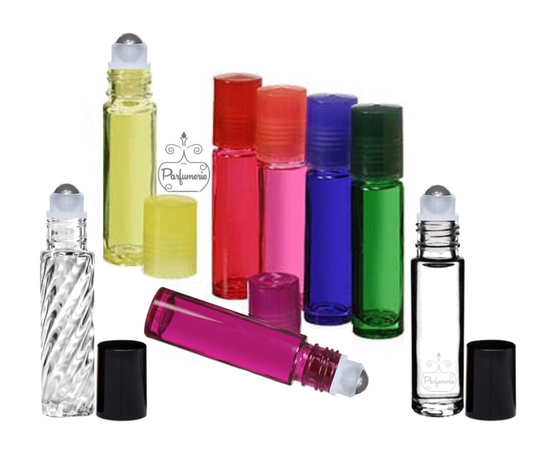 6 Perfume Travel Bottles, Perfume Roller Bottles, Essential Oil Bottles