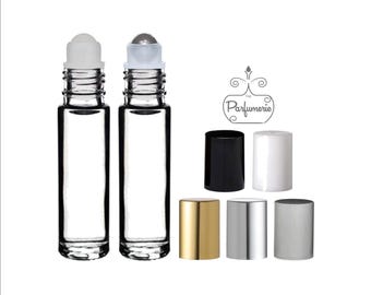Roll-On-Flaschen 10 Ml, 10 Stück – Klare Glasflaschen Mit Edelstahl-Rollerball Für ätherische Öle & Parfüm
