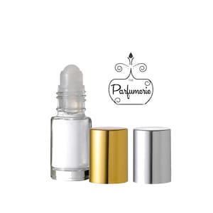 Roller Ball Bottles Gold/Silver Cap, Lot of 144, 5ml, Lip Gloss Travel Bottles Perfume Oils Fragrances Body Oils Aromatherapy DIY Cosmetics*