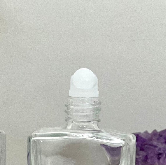 Buy 15 Ml 1 2 Oz Flat Glass ROLL ON Bottle Steel Plastic