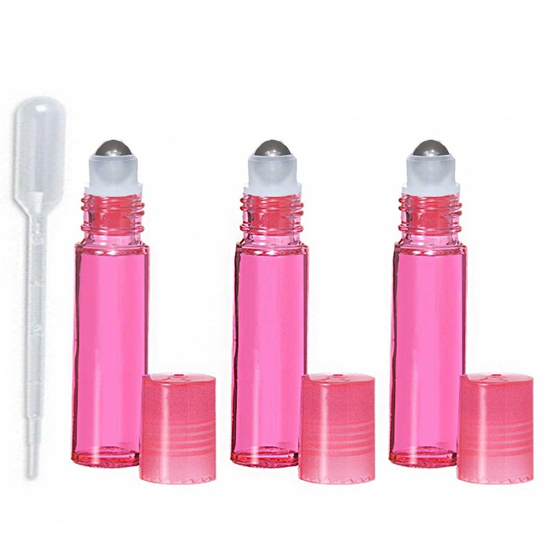 Lip gloss Pink Roller Ball Bottles WHOLESALE LOT 48 Pcs Roll Etsy