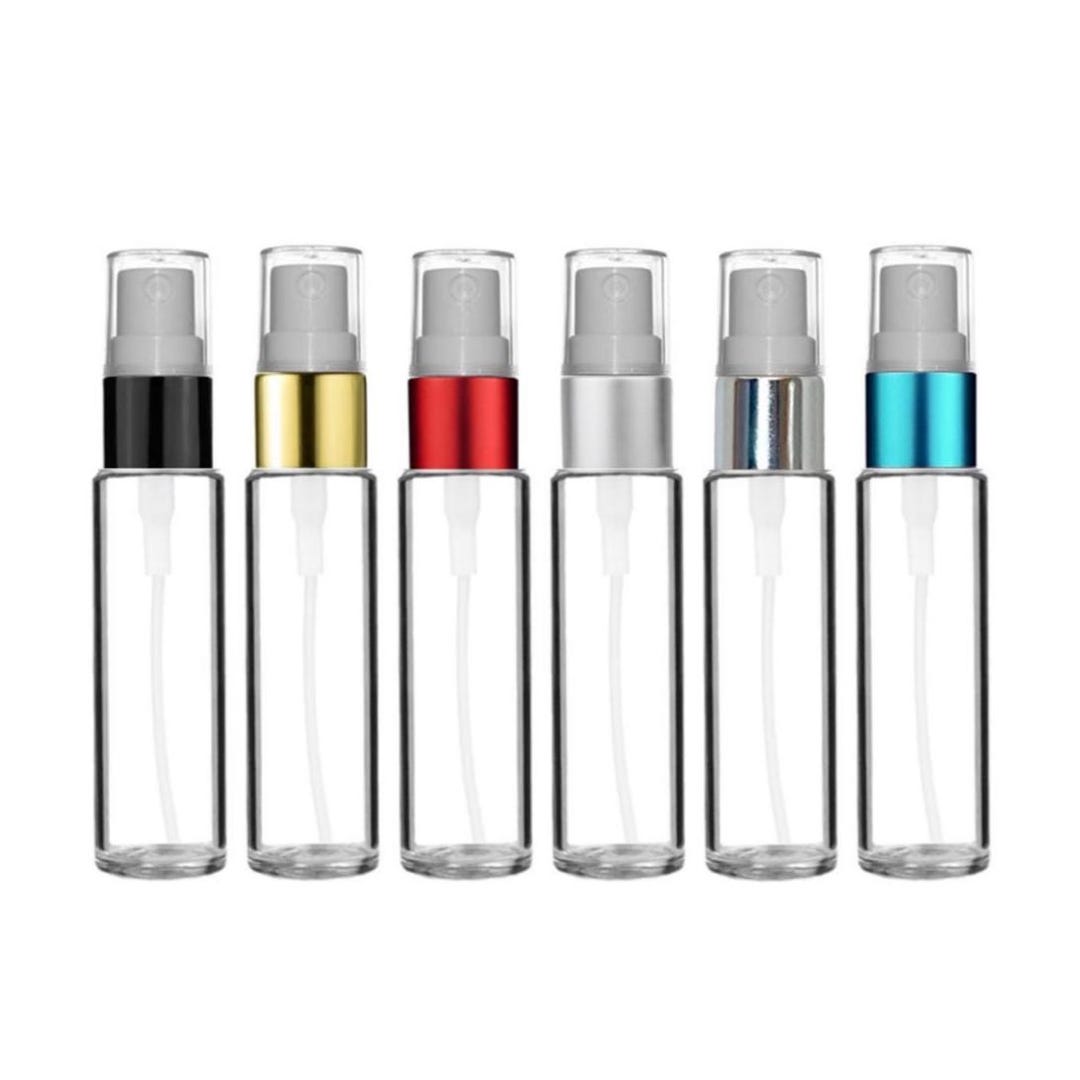 10 Ml Clear Glass Travel Fine Mist Atomizer – Color Sprayer Top ...