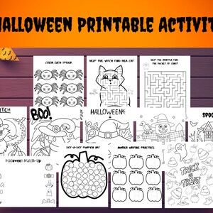 Halloween Printable Activities