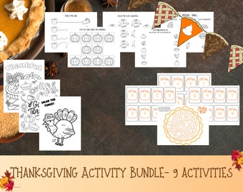 Thanksgiving Activity Bundle