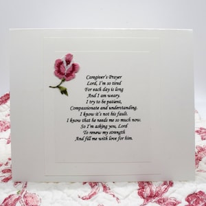 Caregiver's Prayer for Patience, Male Patient,  Love, Chronic Illness, Alzheimer's, Dementia Patient