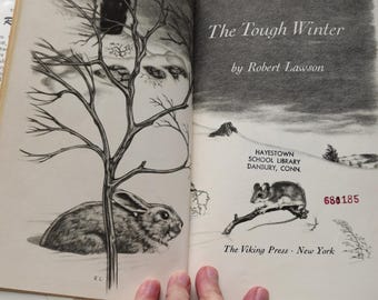 Robert Lawson, The Tough Winter, Rabbit Hill Author, 1966