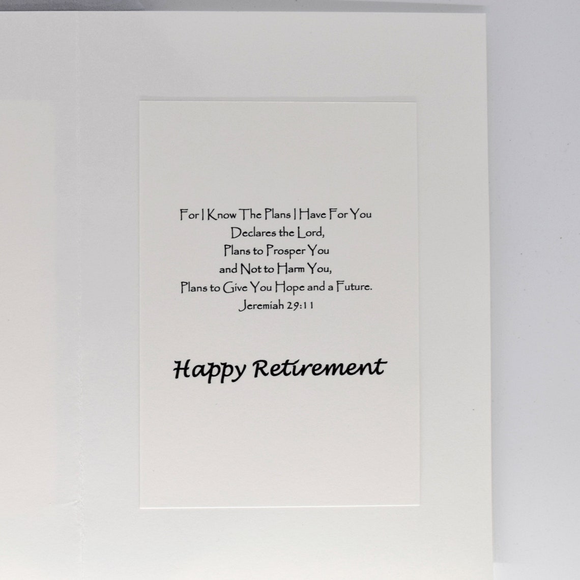 Christian Retirement Card Religious Happy Retirement Etsy UK