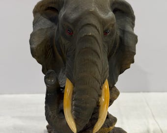 Pre-owned Elephant Head -statue