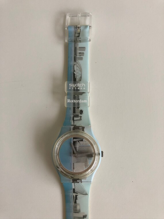 Swatch watch horloge. The Originals SKK121 Rotterdam access. | Etsy België