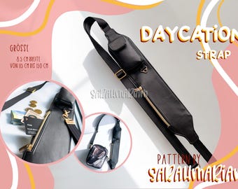 Daycation Strap sewing pattern | Instructions for sewing a bag strap | DIY crossbody sewing pattern | Sew your own strap with zipper