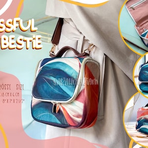 Taschen Schnittmuster Blissful Bestie | Anleitung kleine Umhängetasche  nähen | Schnittmuster DIY crossbody | small bag sewing Pattern