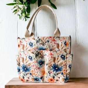 Taschen Schnittmuster Tote Bag Safia | Anleitung Tasche nähen | Schnittmuster DIY Handtasche | Nähanleitung mit Video große Handtasche