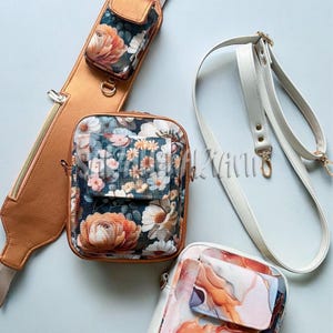 Taschen Schnittmuster Daycation bag | Anleitung kleine Umhängetasche  nähen | Schnittmuster DIY crossbody | small bag sewing Pattern
