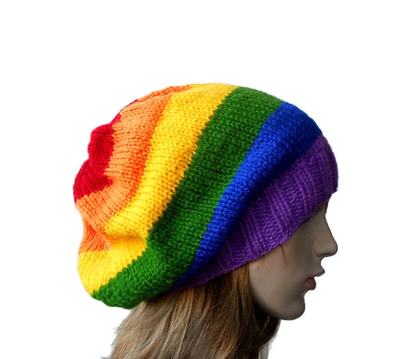 gay flag hat
