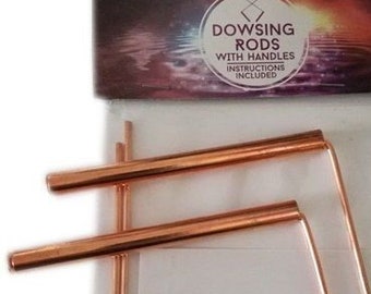 Large Pair of copper dowsing rods