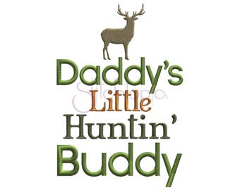 Papas kleine Huntin' Buddy-Stickmaschine digitalisiert Muster