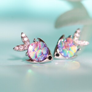 Etsy fish earrings sale