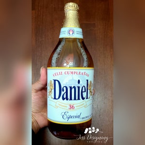 Personalized Modelo Beer 32 oz Label, Modelo Cerveza, Personalized beer Gift, Gift for him, Father&#39;s day, Birthday, Beer Label, Groomsman