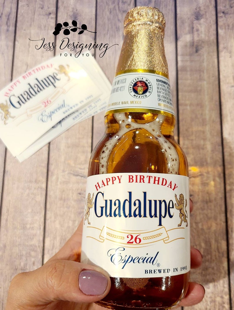 Custom beer labels valentine's day