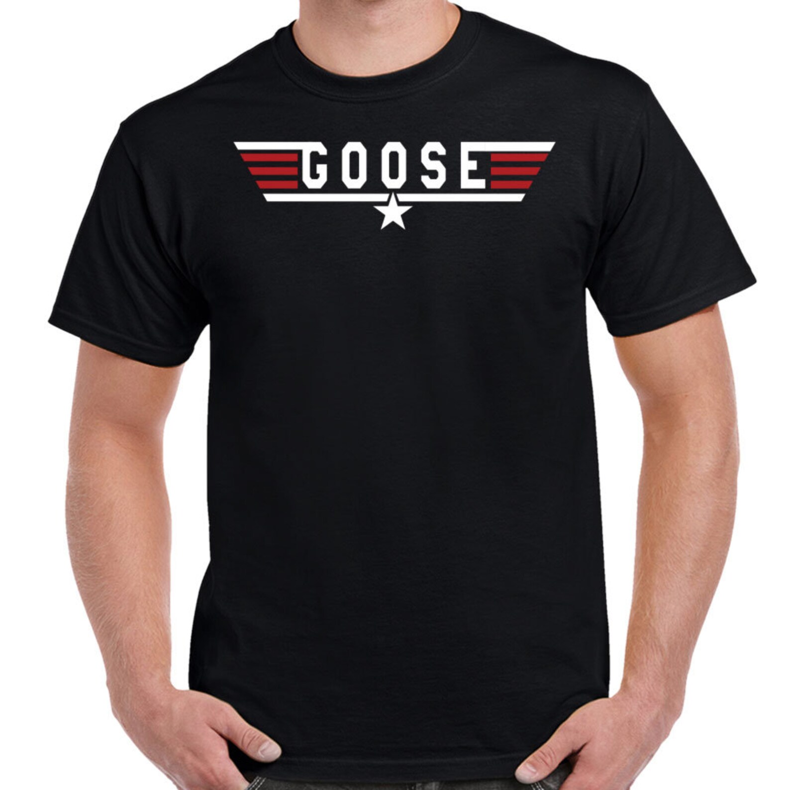 Top Gun Goose Logo TShirt Etsy