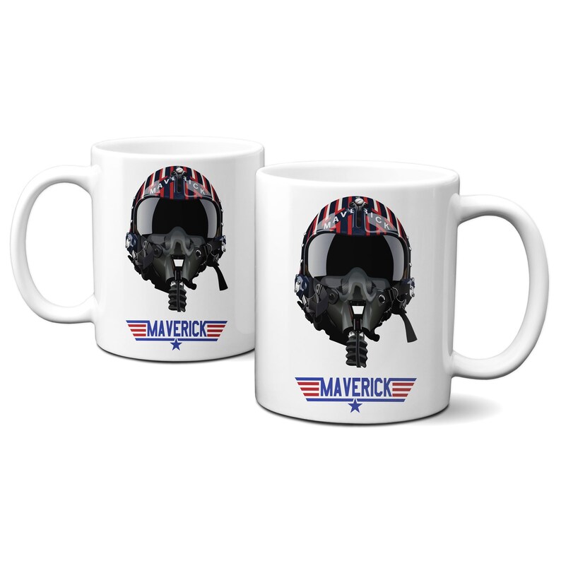 Top Gun Maverick Helmet 11oz Mug Etsy UK