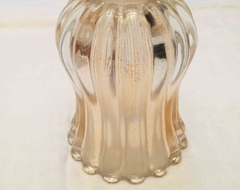 French vintage glass light shade.