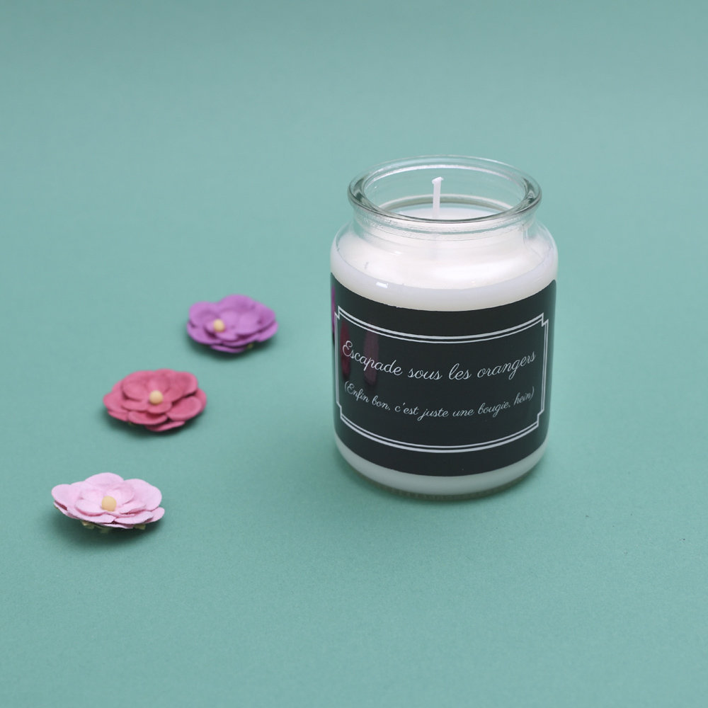 Bougie Parfumée à La Fleur d'oranger