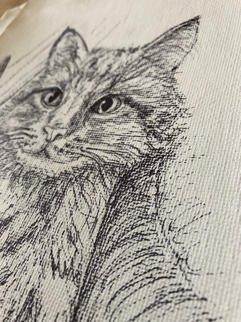 Custom Pet Portrait Hand Drawn Sketch Pencil and Ink on Etsy