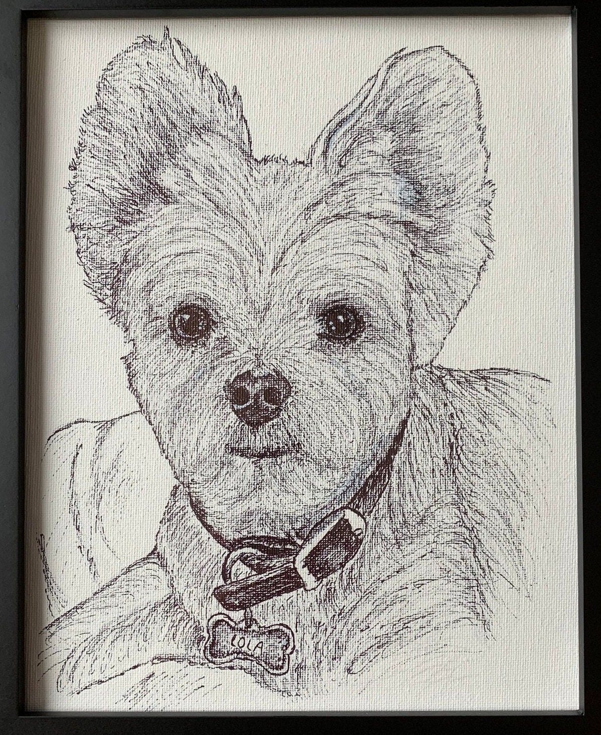 Custom Pet Portrait Hand Drawn Sketch Pencil and Ink on - Etsy