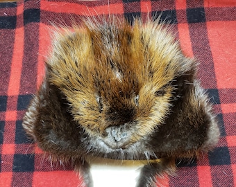 Beaver Fur Hat - Davy Crockett Style