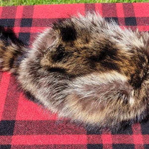 Raccoon Fur Hat - Davy Crockett Style image 10